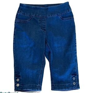 Alia Denim Walking Shorts Size 4 Petite